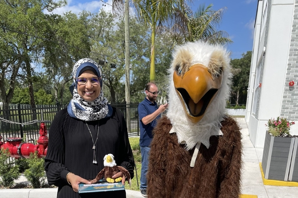 Aya Eagles and President